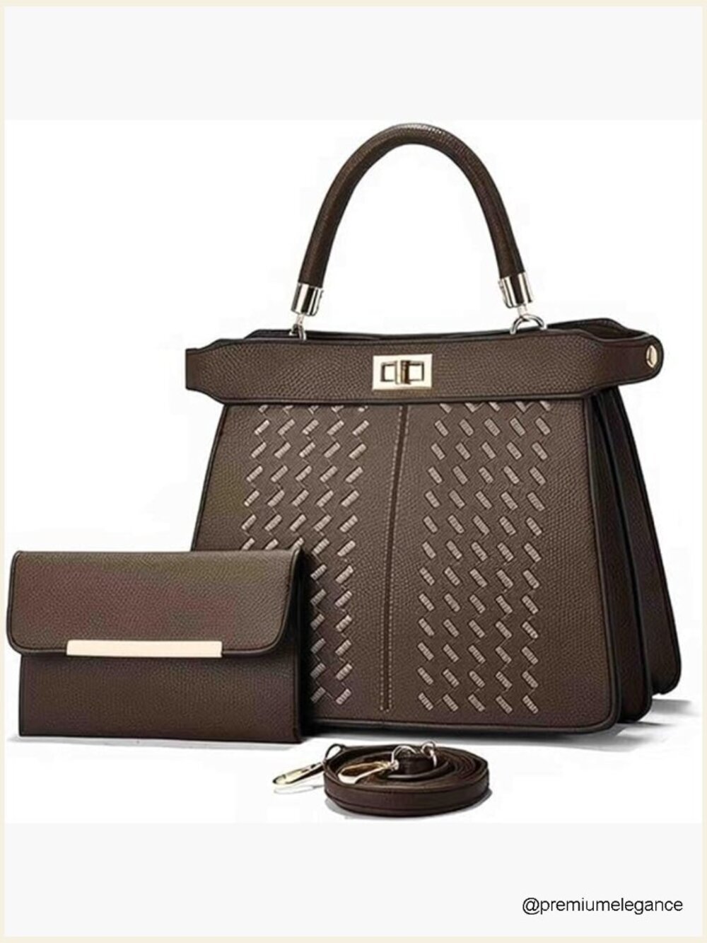 Designer Top-Handle Handbag Satchel Purse Work Shoulder Bag